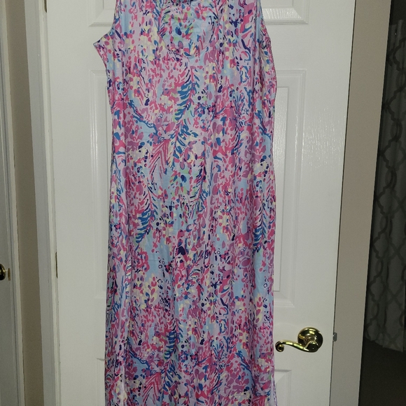 Multicolor maxi dress XL NEW - Picture 3 of 6